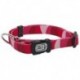 COLLAR AJUST.RALLADO ROJO, S,25/40CM X 13MM