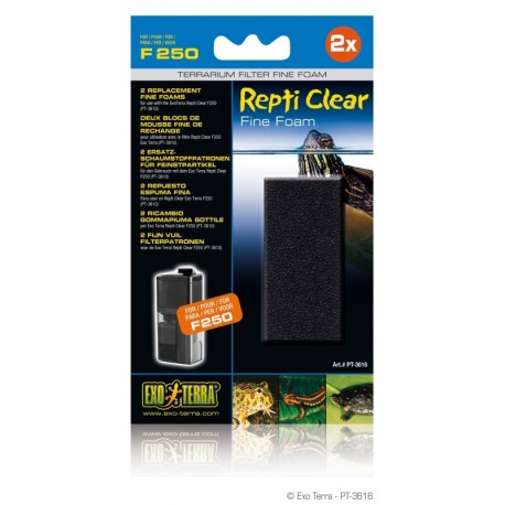 MATERIA FILT. ESPONJA FINA-2UND.P/REPTI CLEAR F250