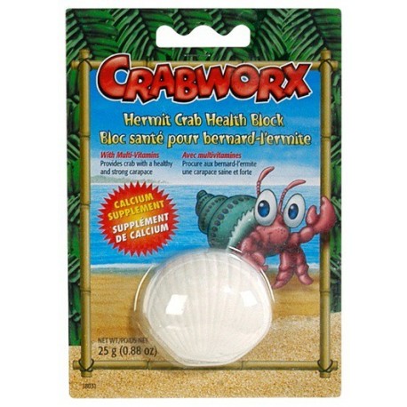 BLOQUE VITAMINAS CRABWORX | CANGREJOS HERMITAS - 25GR