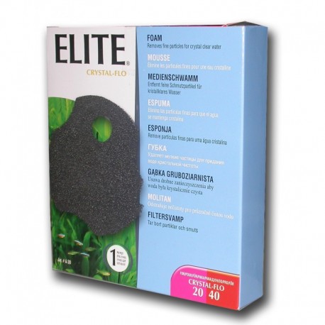 ESPUMAS ELITE CRYSTAL-FLO | CARGAS FILTRANTES PARA FILTROS 20 / 40 - 1UN