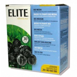 MEDIO FILTRANTE BIOBOLAS ELITE CRYSTAL-FLO | PARA FILTROS 20 / 40 / 60 / 80 - 30UN