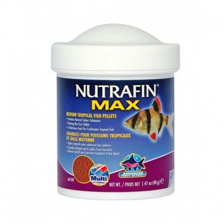 NUTRAFIN MAX TROPICAL | GRÁNULOS FLOTANTES PARA PECES TROPICALES - 40GR