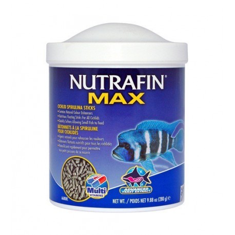 Nut. Max sticks espirulina p/ciclidos 1 L / 280 gr