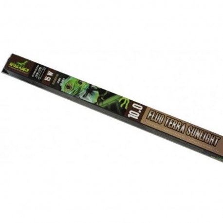 LÁMPARA T8 10.0 TERRA SUNLIGHT - 15W / 45CM | RADIACIÓN UVB FUERTE REPTILES PLANET