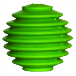 PELOTA EN CAUCHO RALLADA VERDE