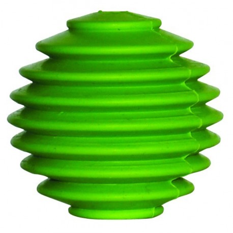 PELOTA EN CAUCHO RALLADA VERDE