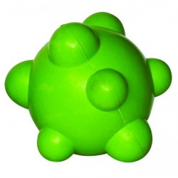 PELOTA EN CAUCHO NUDOS VERDE