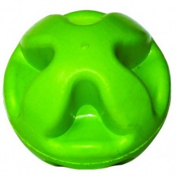 PELOTA EN CAUCHO-forma " X " VERDE