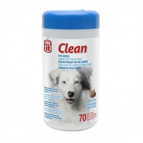 DOGIT CLEAN EYE WIPES | TOALLITAS HUMEDAS P/OJOS - 70UN