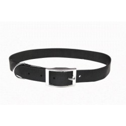Collar nylon liso negro 19.1mmx51cm