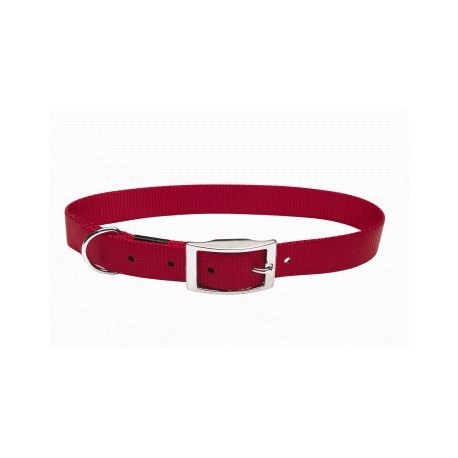Collar nylon liso Rojo 19.1mmx61cm