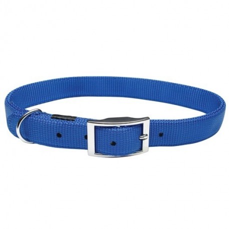 Collar nylon liso azul 19.1mmx46cm