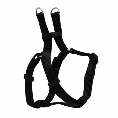 Arnes doble ajust. negro M 40/59cmx52/70cmx19mm