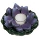 NENUFAR VIOLETA COM VELA ANTIMOSQUITO