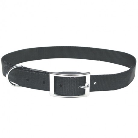 Collar nylon liso negro 15.9mmx41cm