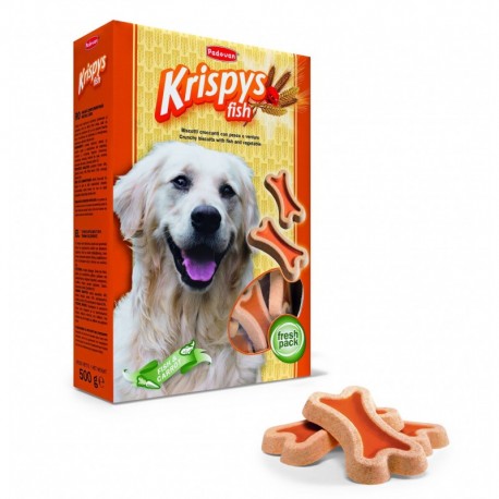 KRISPYS FISH | GALLETAS CRUJIENTES C/PESCADO Y VERDURAS - 400GR