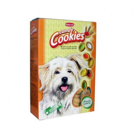 COOKIES CANDY | GALLETAS CRUJIENTES C/DULCE Y LECHE P/PERROS - 400GR