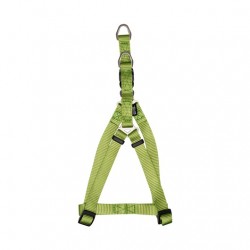 ARNÉS NYL. LISO  VERDE OLIVA M, 45-55CMx15MM