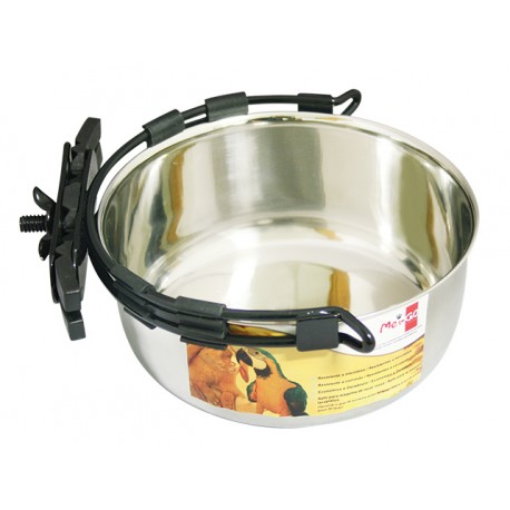 Comedero em inox Clip para pássaros 0.15L