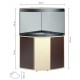 MESA PARA FLUVAL VENEZIA 350 ESQUINA MARRÓN - 122 x 87 x 70CM