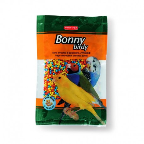 BONNY BIRDY | PIENSO COMPLEMENTARIO EN GRANOS P/PÁJAROS GRANÍVOROS - 100GR