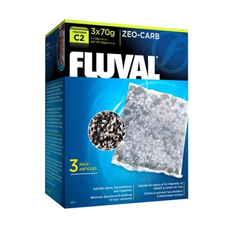 MATERIA FILT. ZEO-CARBON FLUVAL C2, 3X70g