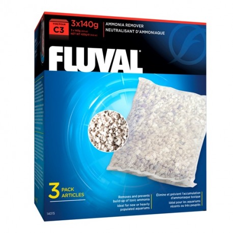 MATERIA FILT. ANTI-AMONIO FLUVAL C3, 3X140g