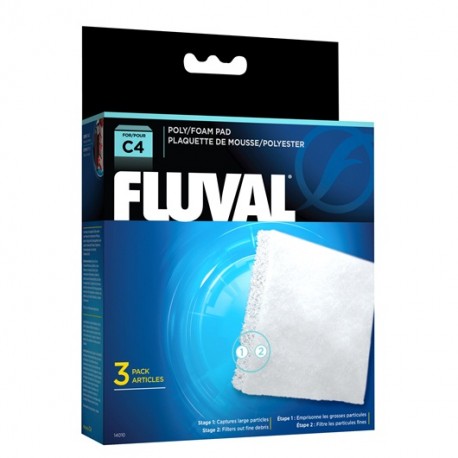 ESPONJA MISTA FLUVAL C4, 3UN