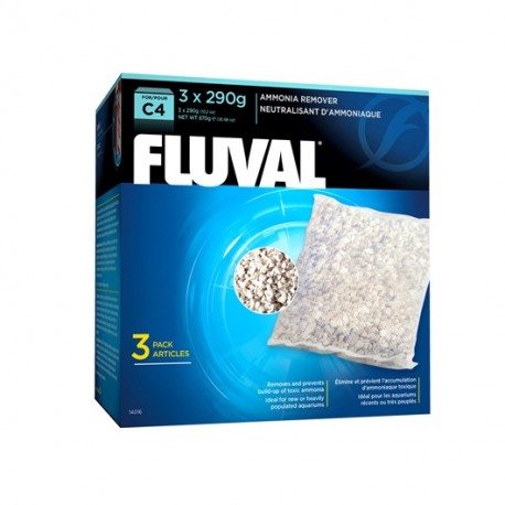 MATERIA FILT. ANTI-AMONIO FLUVAL C4, 3X290g