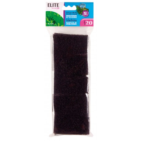 ESPUMAS DE REPUESTO HUSH 20 ELITE | CARGAS FILTRANTES PARA FILTROS HUSH - 5UN