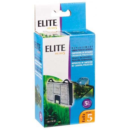 CARBON EN CARTUCHO P/ELITE HUSH 5,5 UND.