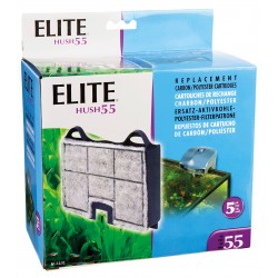 CARTUCHOS DE CARBÓN ELITE HUSH 55 | CARGAS FILTRANTES PARA FILTROS HUSH - 5UN