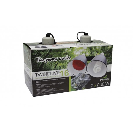 Porta Lámparas Doble, Twindome D16 x 19 cm