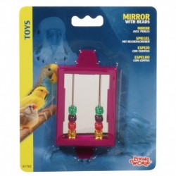 ESPEJO C/CUENTAS P/PÁJAROS | JUGUETES LIVING WORLD