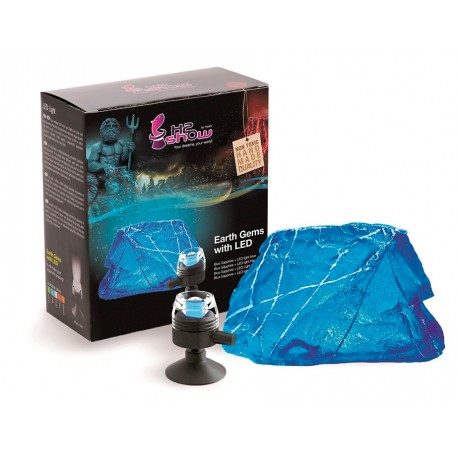 EARTH GEMS LED HYDOR | DECORACIÓN RESINA ZAFIRO - LED AZUL 2W