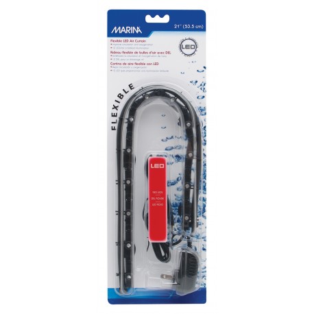 CORTINA AR FLEX 53.34CM, 12XLED, VERM.