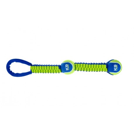 K9 PEGA TORÇÃO NYLON C/2 BOLAS DE TÊNIS 50,80CM