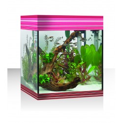 AQUÁRIO KIT PURE LED, 44L, BORDÔ