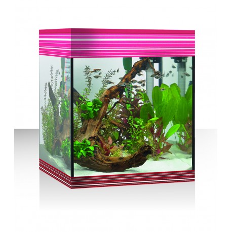 AQUÁRIO KIT PURE LED, 44L, BORDÔ