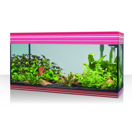 AQUÁRIO KIT PURE LED, 94L, BORDÔ