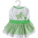 Vestido Rayas Verde C/Luciernaga-L