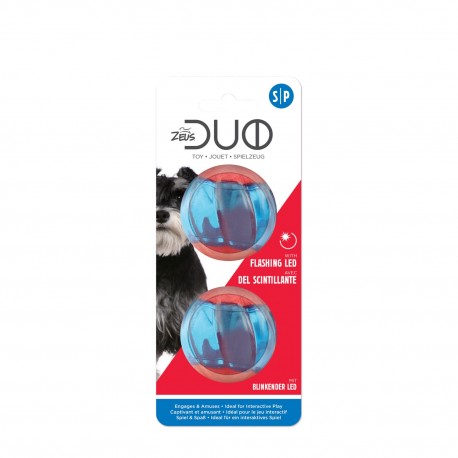 PELOTA ZEUS DUO C/LED Ø5CM, 2UN