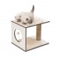 ARRANHADOR V-STOOL BRANCO, 46.5x37x37CM