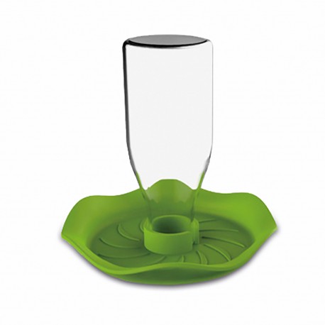 COMEDERO/BEBEDERO PLAST. VERDE M