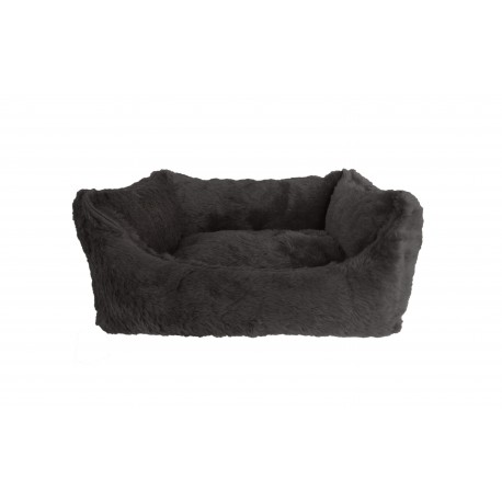 CAMA RECTANGULAR PELO LUXO Nº1 | 43x36CM | NEGRO