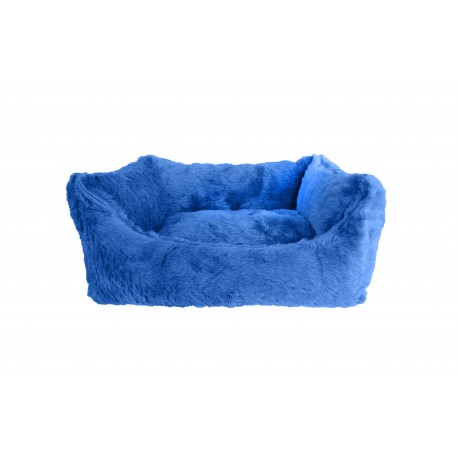 CAMA RECTANGULAR PELO LUXO Nº2 | 53x46CM | AZUL