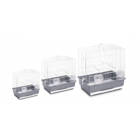 JAULA FOP RECTANGULAR BLANCA SET TRIS ALFA 40+50+60