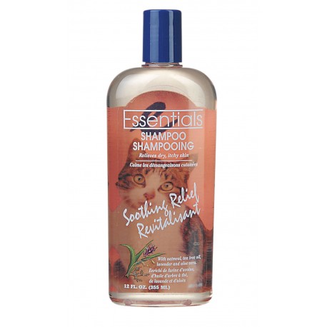 ESSENTIALS SOOTHING RELIEF REVITALISANT | CHAMPÚ CALMANTE C/ALOE VERA P/GATOS - 355ML