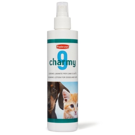 CHARMY 9 | LOCIÓN LIMPIADORA SIN AGUA P/PERROS Y GATOS - 250ML