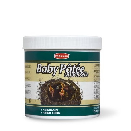 BABY PÂTÉE UNIVERSELLE | PIENSO COMPLETO P/CRÍAS DE AVES GRANÍVORAS - 250G